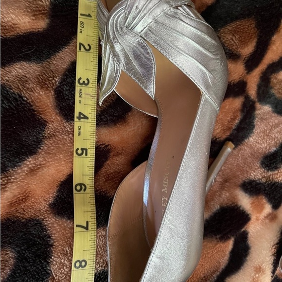 Shoes heels silver Diva designer Badgley Mischka SEXY DRESS EVENING FORMAL - Picture 8 of 12